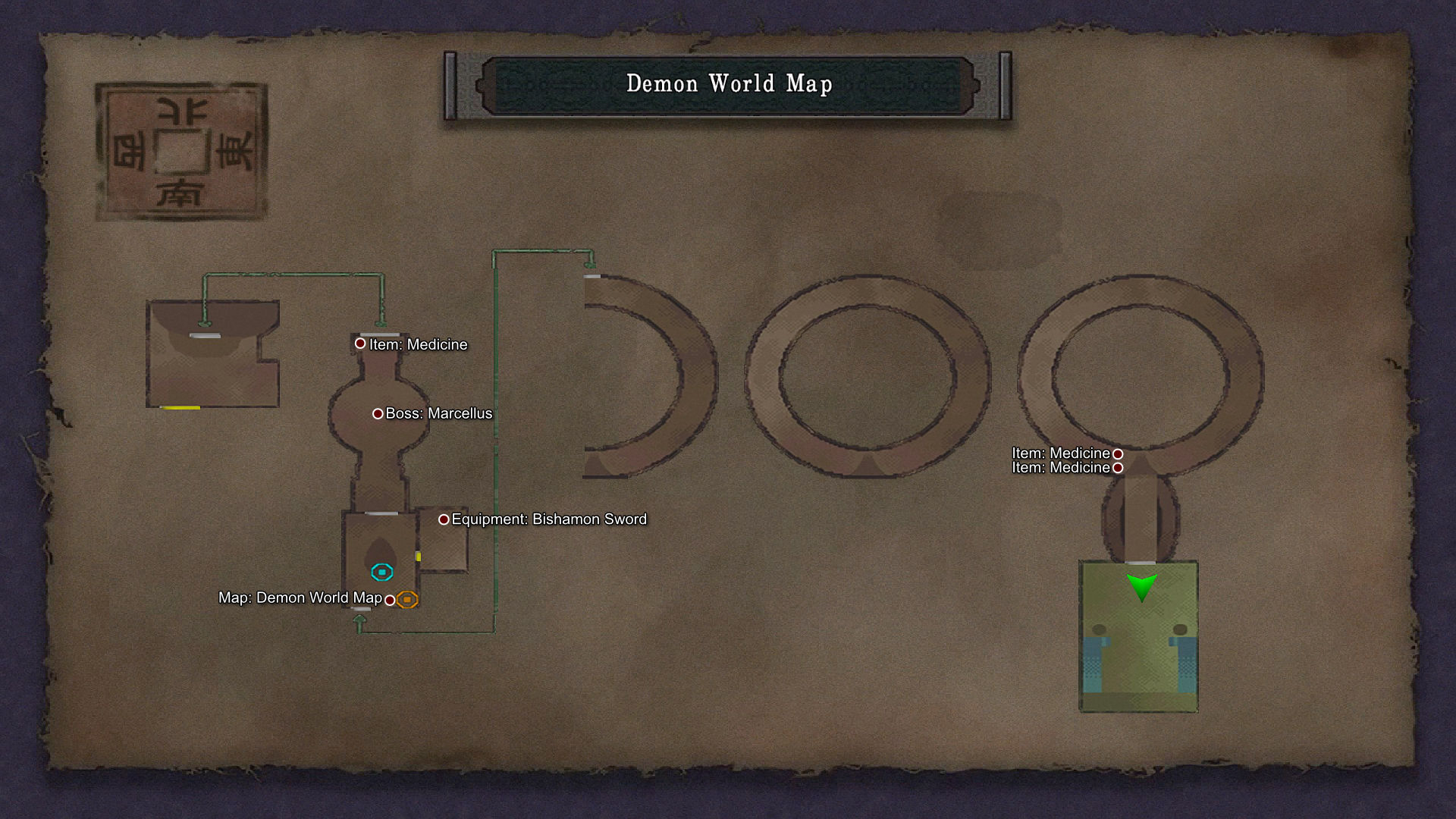 Map 2. Demon World