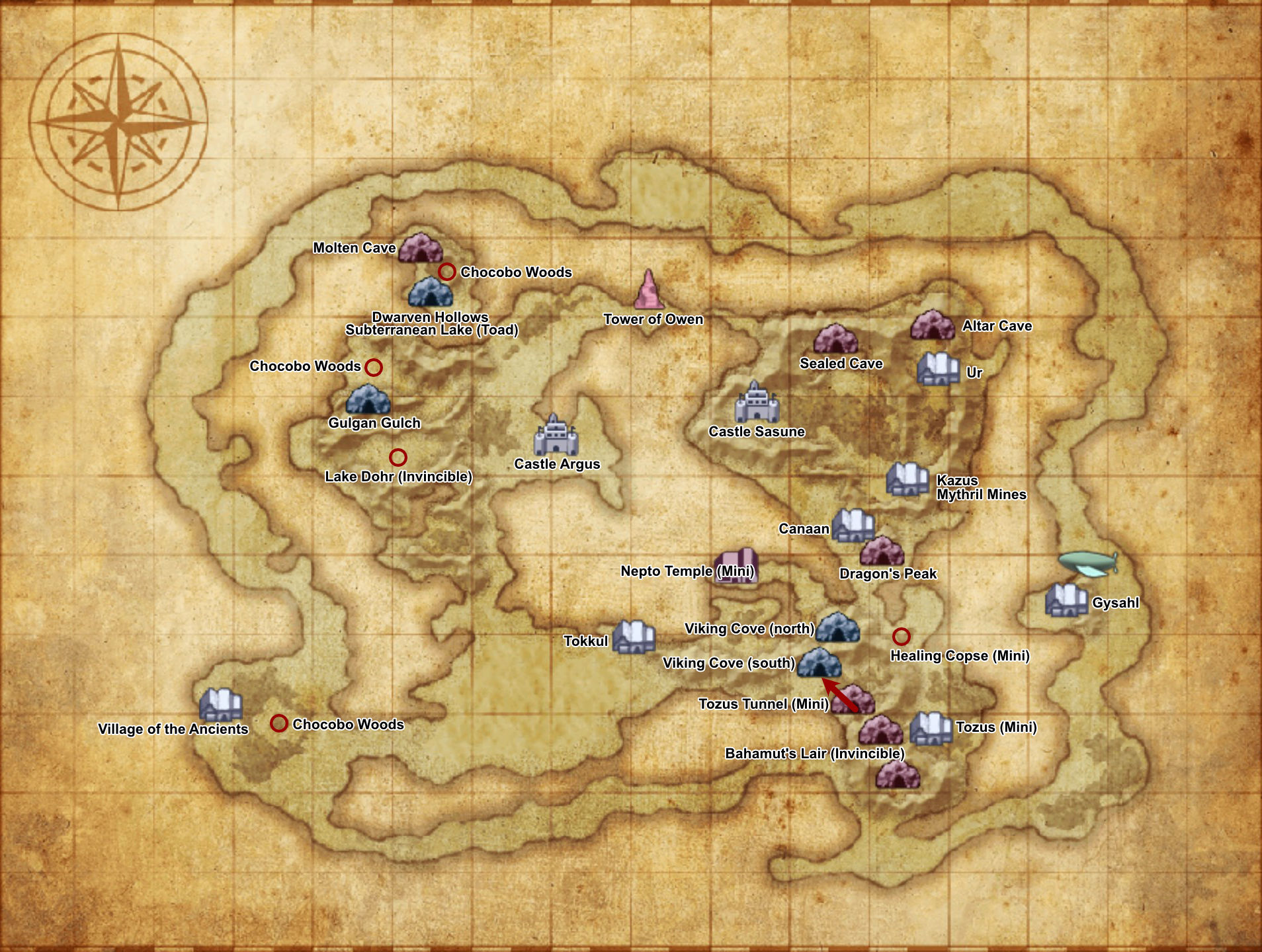 Viking Cove - world map